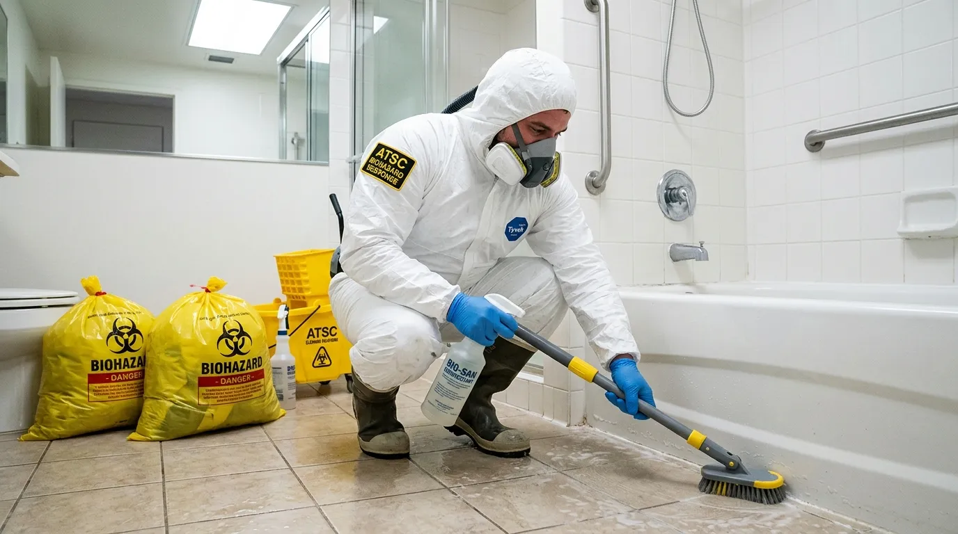 Decontamination equipment deployed for Blood Cleanup in Marstons Mills